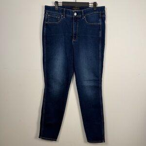 White House Black Market Women’s High-Rise Skinny Cashmere Denim, Size 12